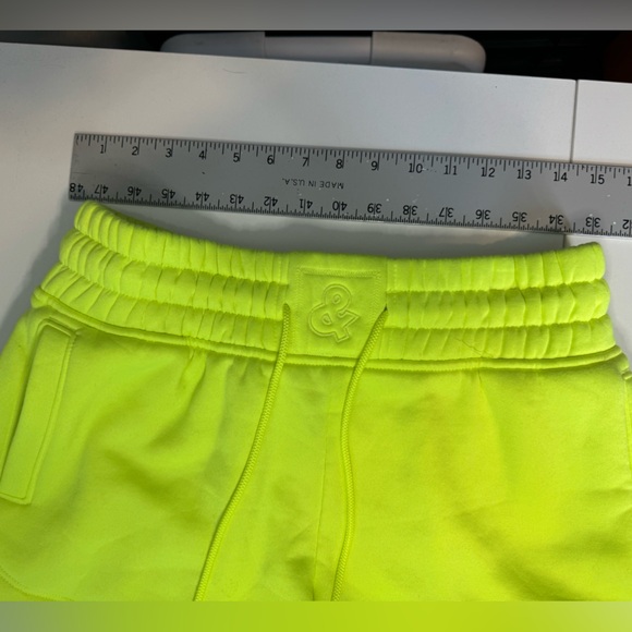 LOVE&SPORTS Neon Fleece Varsity Shorts SZ small 4/6 NEW! - Picture 13 of 16